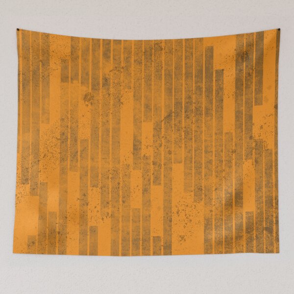 Item preview, Yellow Orange Industrial Grunge Pattern designed and sold by Creatively Torn.
