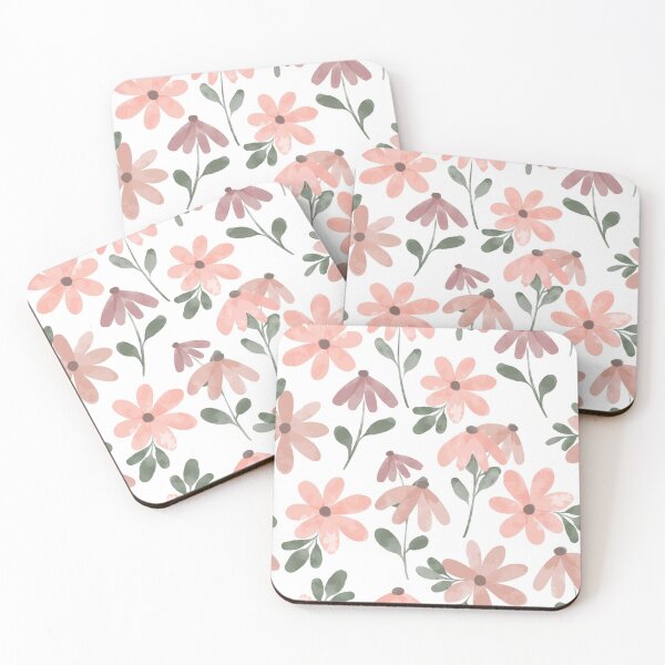 Item preview, Watercolor Cute Petal Flower In Shades Of Pink - Flower Pattern designed and sold by lduke47.