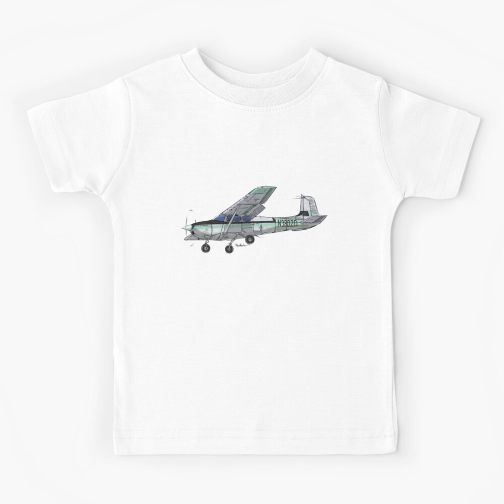 maandelijks Kan worden genegeerd Rand Cessna 182 N3802D" Kids T-Shirt for Sale by Statepallets | Redbubble