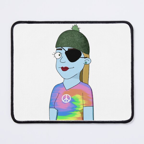 Item preview, CryptoMom #551 Green hat mother One-eyed  Funny cool  Rainbow clothes designed and sold by PetTotem.