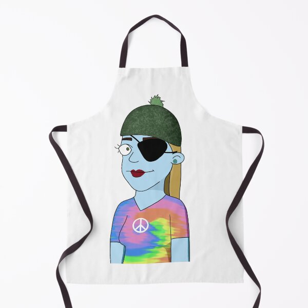 Item preview, CryptoMom #551 Green hat mother One-eyed  Funny cool  Rainbow clothes designed and sold by PetTotem.
