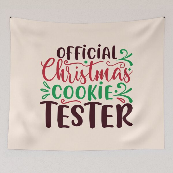 Item preview, Christmas official cookie tester designed and sold by BeautyFlower111.