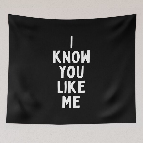 Item preview, I Know You Like Me Flirting Valentines Romantic Dating Desired Love Passion Care Relationship Goals Typographic Slogans for Man’s & Woman’s  designed and sold by Wanneer T-shirts Praten.