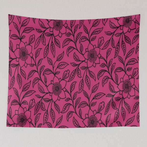 Item preview, Vintage Lace Floral Pink Yarrow designed and sold by SaraValor.