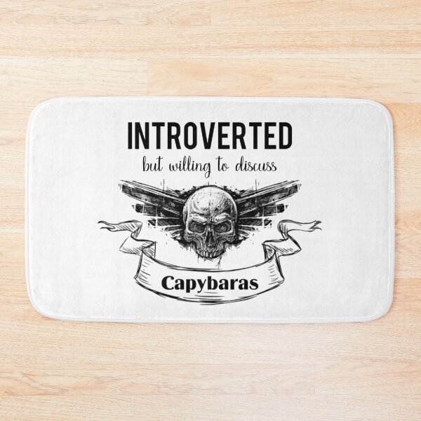 Item preview, Introverted but willing to discuss capybaras t-shirt Unisex.  designed and sold by Sloyar.