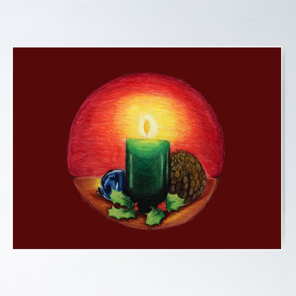 Item preview, Cozy Christmas Candle designed and sold by jartcreations.