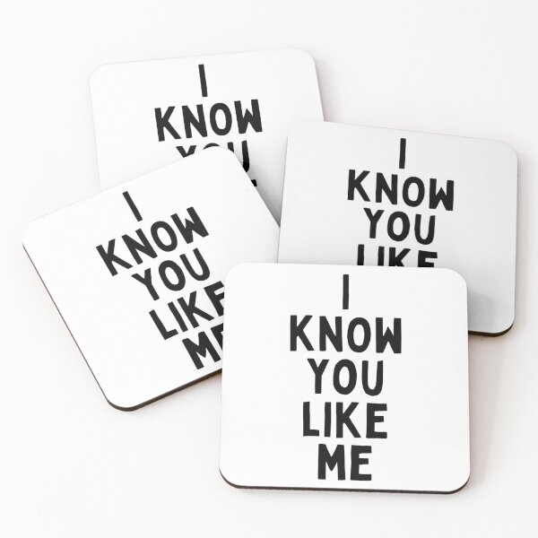 Item preview, I Know You Like Me Flirting Valentines Romantic Dating Desired Love Passion Care Relationship Goals Typographic Slogans for Man’s & Woman’s  designed and sold by Wanneer T-shirts Praten.