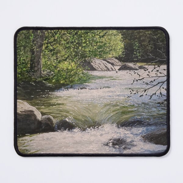 Item preview, river painting designed and sold by Patrick Ennis.