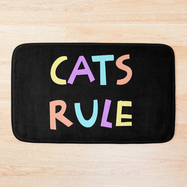 Item preview, Cats rule colourful design designed and sold by Tanuja  Sharma.