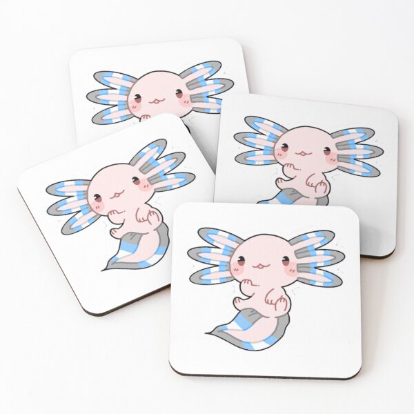 Item preview, demi boy axolotl designed and sold by ArtByMal.