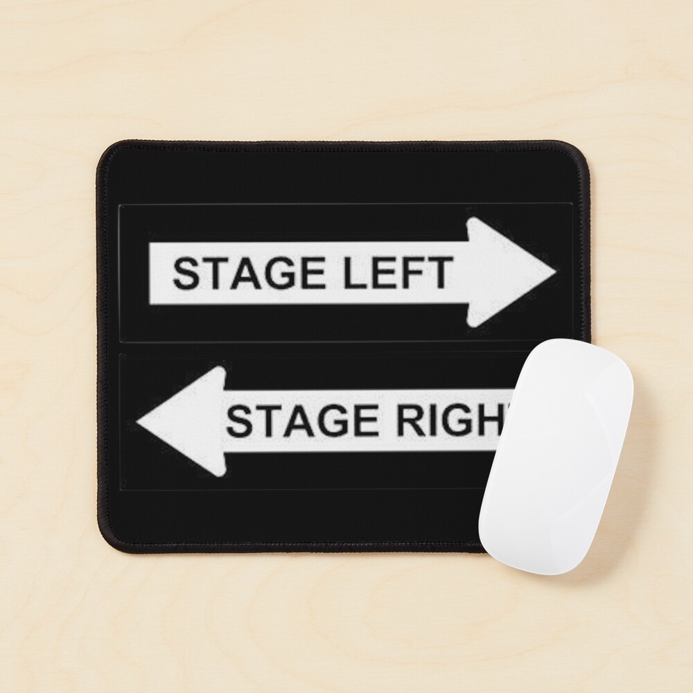 STAGE LEFT RIGHT Sticker
