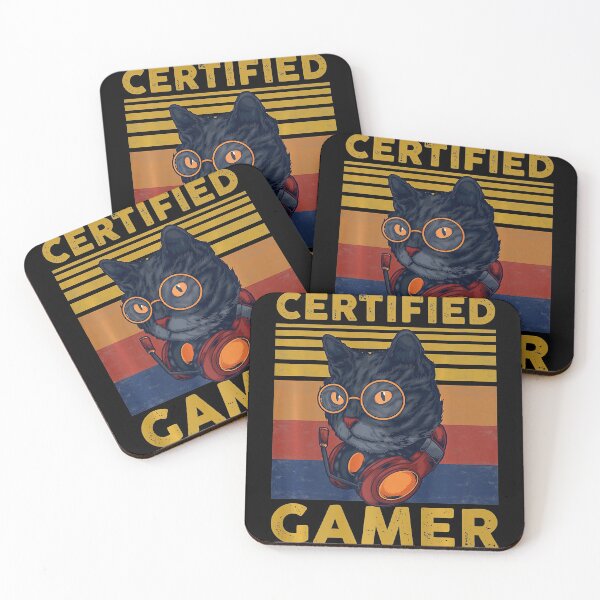 Item preview, Certified Gamer Retro designed and sold by MichaelZaloga.