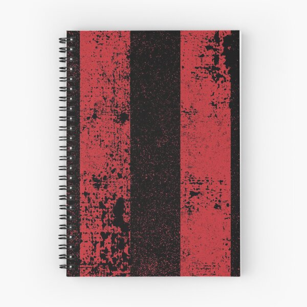 Item preview, Red Black Thick Stripes Grunge Pattern designed and sold by Creatively Torn.