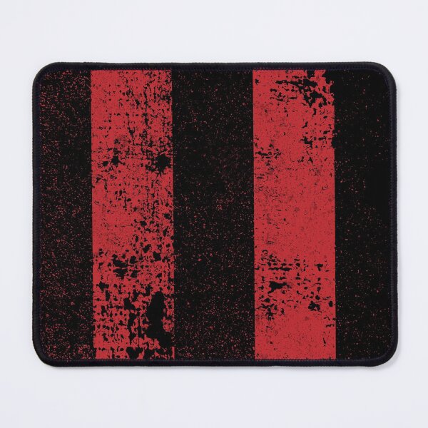 Item preview, Red Black Thick Stripes Grunge Pattern designed and sold by Creatively Torn.