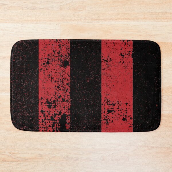 Item preview, Red Black Thick Stripes Grunge Pattern designed and sold by Creatively Torn.