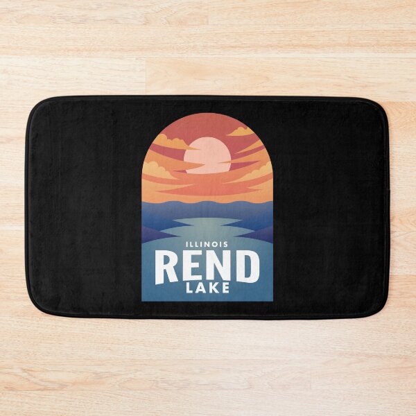 Artikelvorschau, Rend Lake IL Retro Sunset entworfen und verkauft von HalpinDesign.