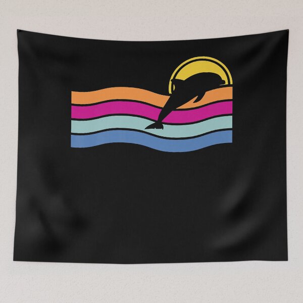Item preview, Love Dolphin For Dolphine Stuff Lover, Retro Dolphin Girls designed and sold by Tersingill.