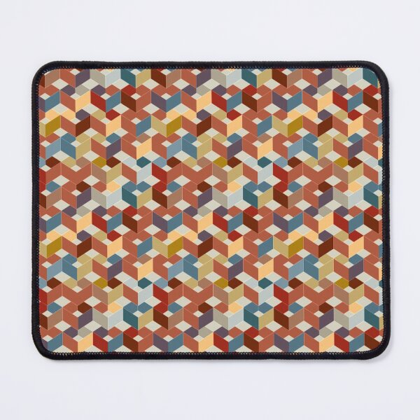 Item preview, Colorful Geometric Cube Pattern designed and sold by GeekHeadDesigns.