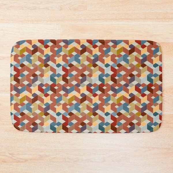 Item preview, Colorful Geometric Cube Pattern designed and sold by GeekHeadDesigns.