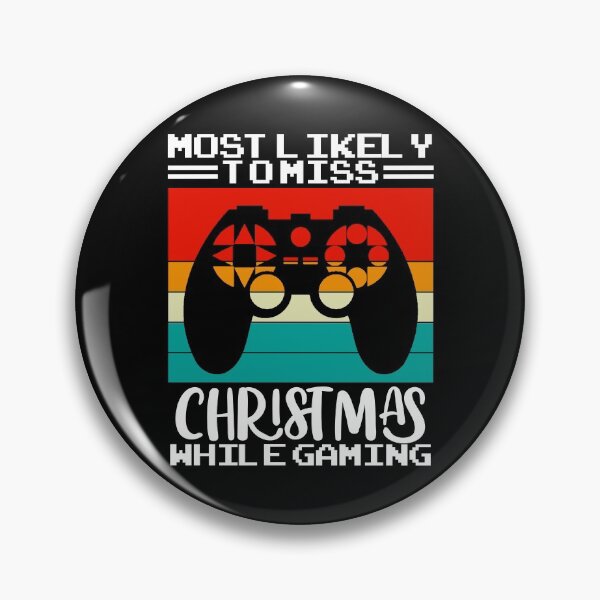Item preview, Most Likely To Miss Christmas While Gaming, Xmas Family, Vintage Christmas Gaming designed and sold by Mixture-DESIGN.