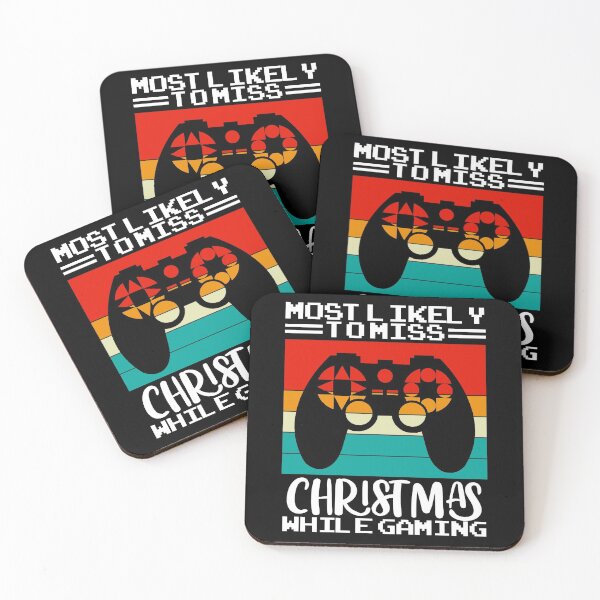 Item preview, Most Likely To Miss Christmas While Gaming, Xmas Family, Vintage Christmas Gaming designed and sold by Mixture-DESIGN.
