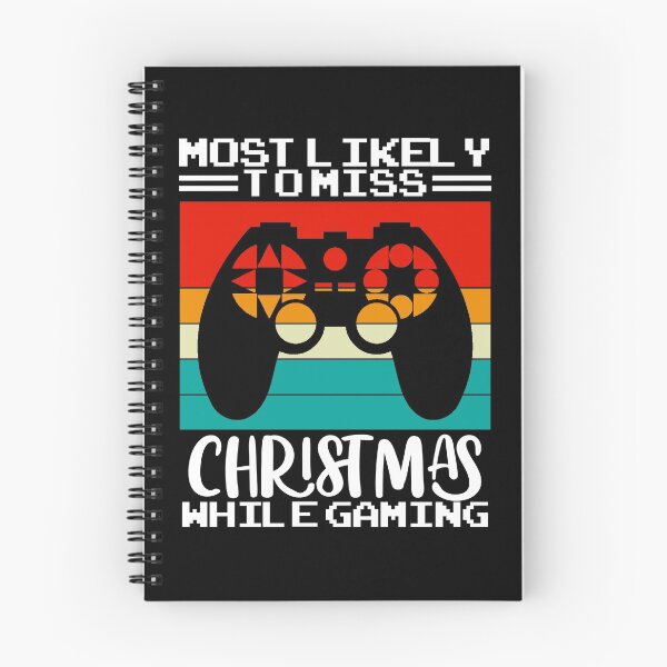 Item preview, Most Likely To Miss Christmas While Gaming, Xmas Family, Vintage Christmas Gaming designed and sold by Mixture-DESIGN.