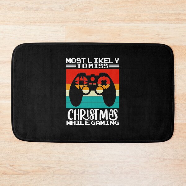 Item preview, Most Likely To Miss Christmas While Gaming, Xmas Family, Vintage Christmas Gaming designed and sold by Mixture-DESIGN.