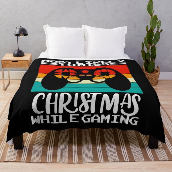 Item preview, Most Likely To Miss Christmas While Gaming, Xmas Family, Vintage Christmas Gaming designed and sold by Mixture-DESIGN.