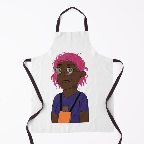 Item preview, CryptoMom #766 wear glasses mother kindly Pink hair Baby Black person designed and sold by PetTotem.