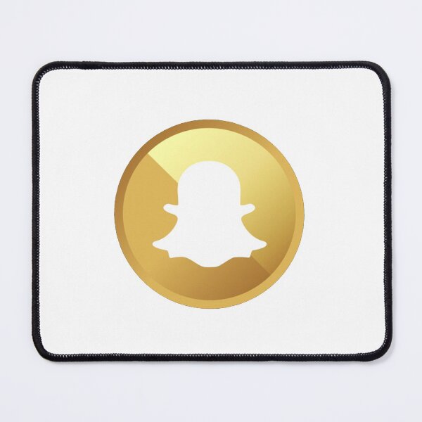 Item preview, Snapchat Logo Circle Gold designed and sold by Bounced Studio.
