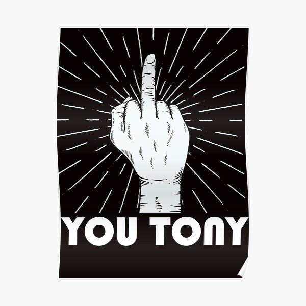 Fuck you Tony! Funny conversation between dog and cat  Poster for