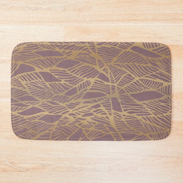 Item preview, Elegant  Abstract line art in Romantic Purple and Golden designed and sold by jeanyun48.