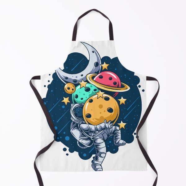 Item preview, Astronaut Holding Planets designed and sold by storyboxdesigns.