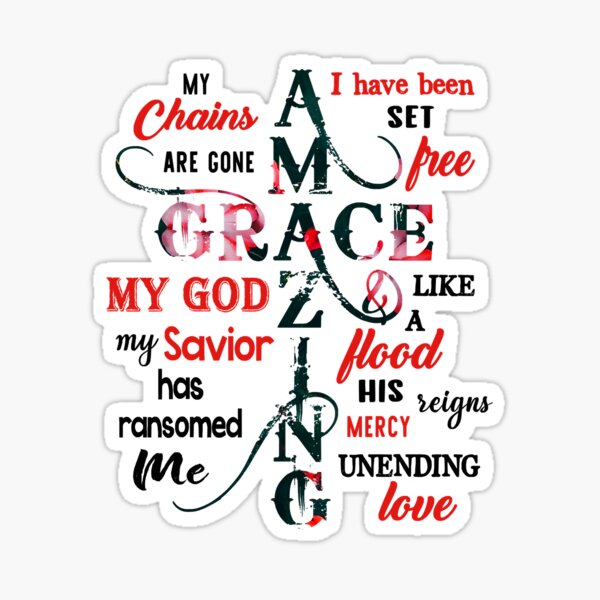 "My Chains Are Gone Ive Been Set Free" Sticker for Sale by BundlerVq