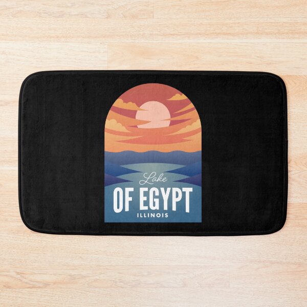 Item preview, Lake of Egypt IL Retro Sunset designed and sold by HalpinDesign.