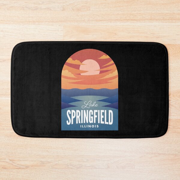 Artikelvorschau, Lake Springfield IL Retro Sunset entworfen und verkauft von HalpinDesign.