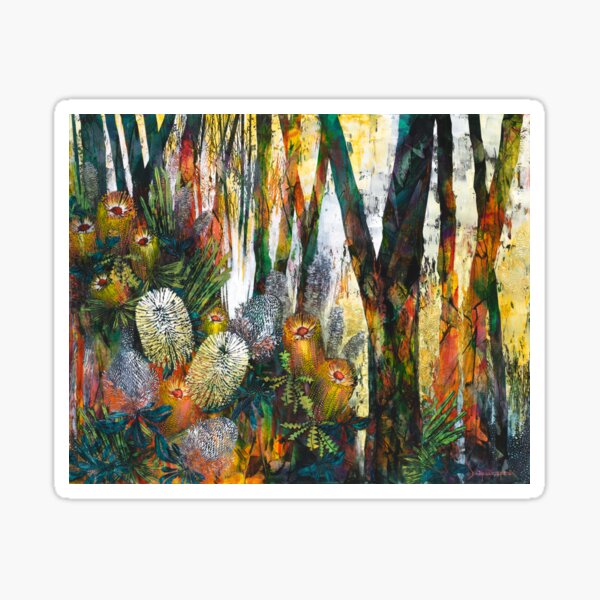 Beauteous Banksias Sticker