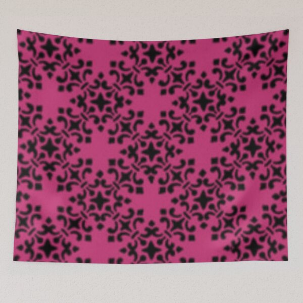 Item preview, Vintage Brocade Damask Pink Yarrow designed and sold by SaraValor.
