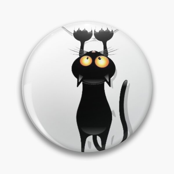 Item preview, crazy black cat designed and sold by Isaitama.