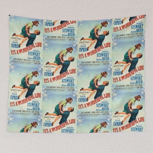 Item preview, It’s a Wonderful Life / Snowflake Poster designed and sold by Cuttintees.