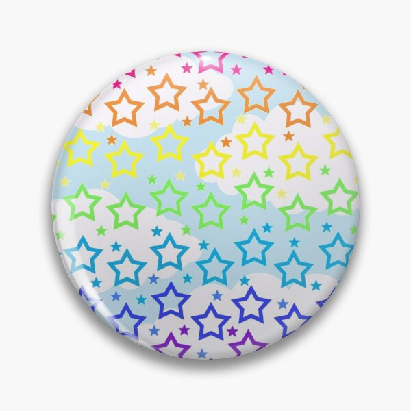 Item preview, Rayas estrelladas del arco iris designed and sold by synesthetick.