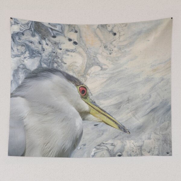 Item preview, Black Crowned Night Heron Close Up Three designed and sold by Elisabeth Lucas.