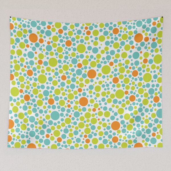 Item preview, Colorful Polka Dot Explosion Pattern designed and sold by GeekHeadDesigns.
