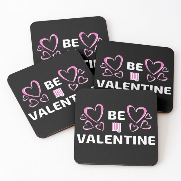 Item preview, Valentines Day Couples Matching Valentine Fun | Be My Valentine Pink and Black designed and sold by Rainbows Rock.