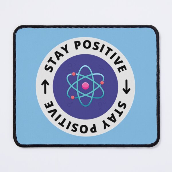 Item preview, Stay Positive Atom Science Sticker designed and sold by babyleafshop.