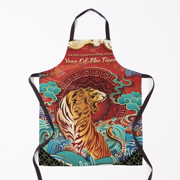 Item preview, Happy Chinese New Year 2022 Year of the Tiger - Water Tiger - Black designed and sold by johnta17.