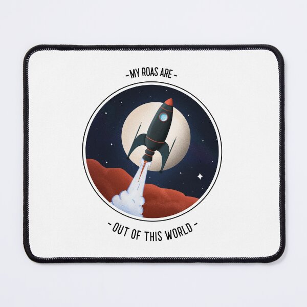 Item preview, My ROAs are Out of This World - Rocket Ship to the Moon designed and sold by RMHTees.