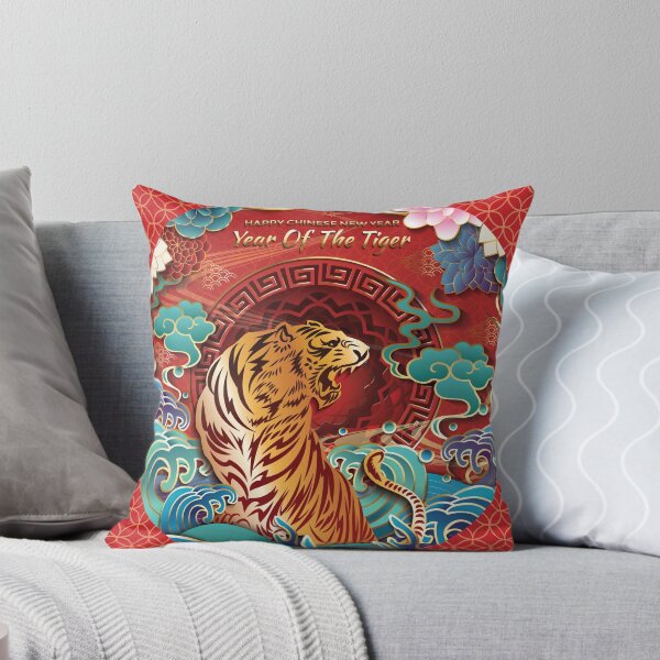Item preview, Happy Chinese New Year 2022 Year of the Tiger - Water Tiger - Black designed and sold by johnta17.