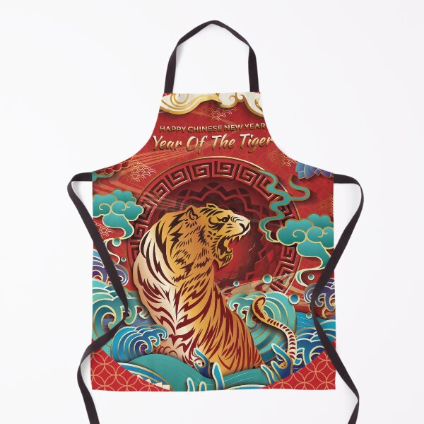 Item preview, Happy Chinese New Year 2022 Year of the Tiger - Water Tiger - Black designed and sold by johnta17.