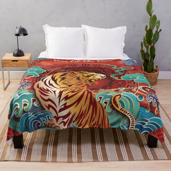 Item preview, Happy Chinese New Year 2022 Year of the Tiger - Water Tiger - Black designed and sold by johnta17.